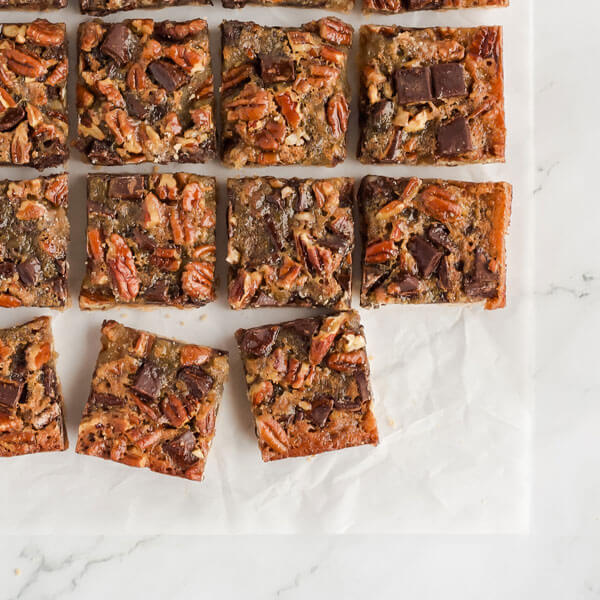 Chocolate Pecan Pie Bars Recipe Land O’Lakes